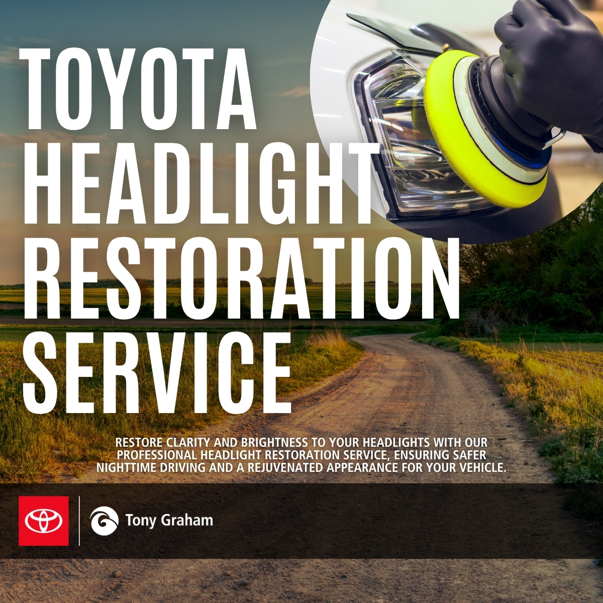 Toyota Headlight Restoration Service
