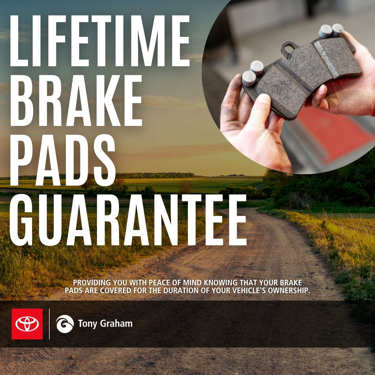 Offer – Lifetime Brake Pads Guarantee