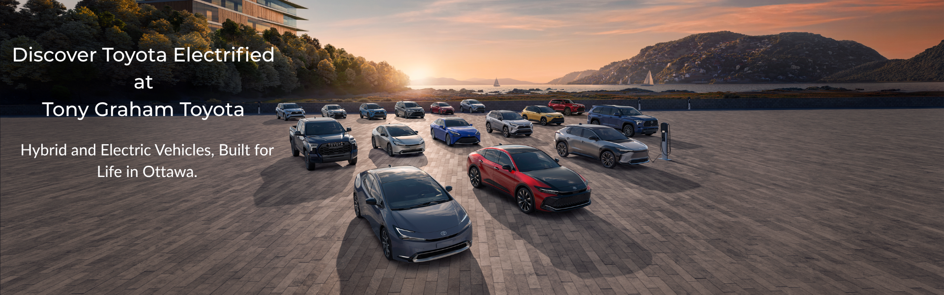 Toyota Electrified Vehicles lineup in Ottawa at Tony Graham Toyota