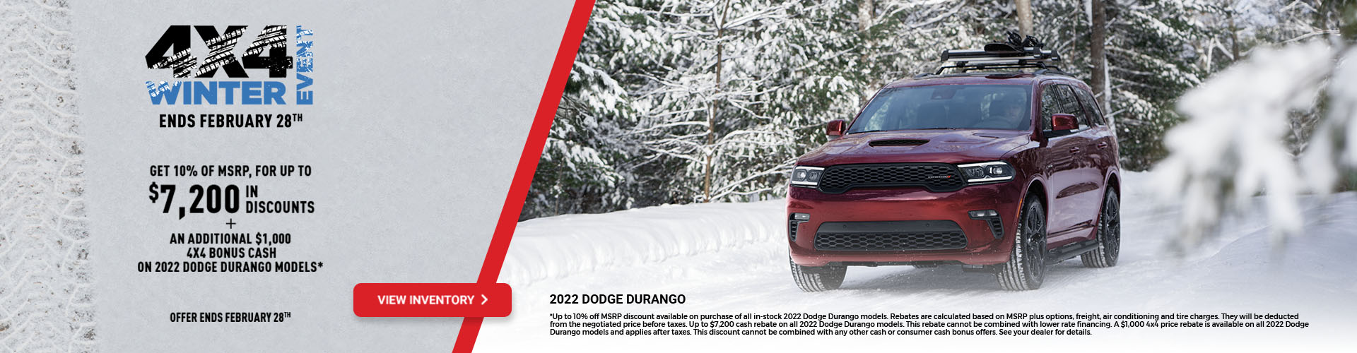 Durango Feb Offer
