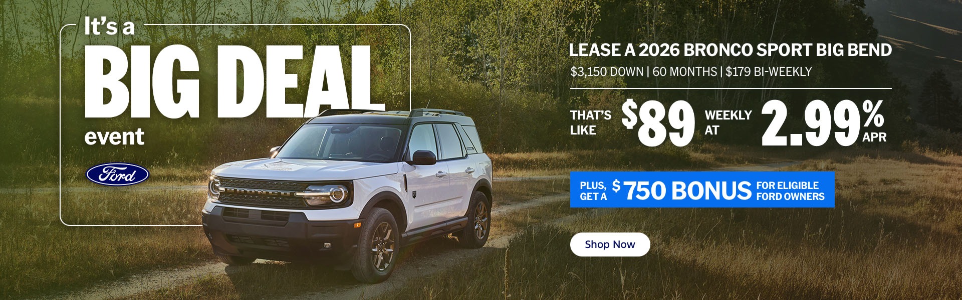 It’s A Big Deal Event | 2026 Ford Bronco Sport