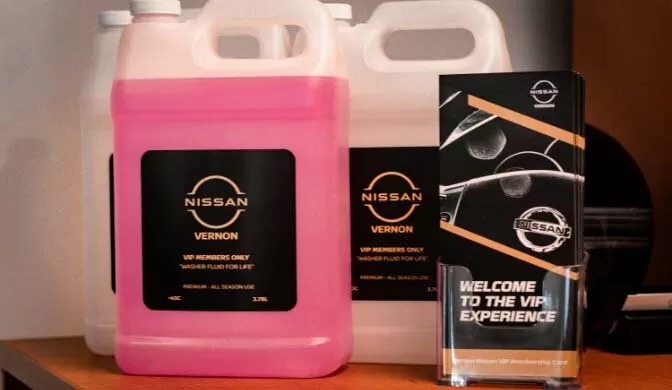 Lifetime No Charge Washer Fluid