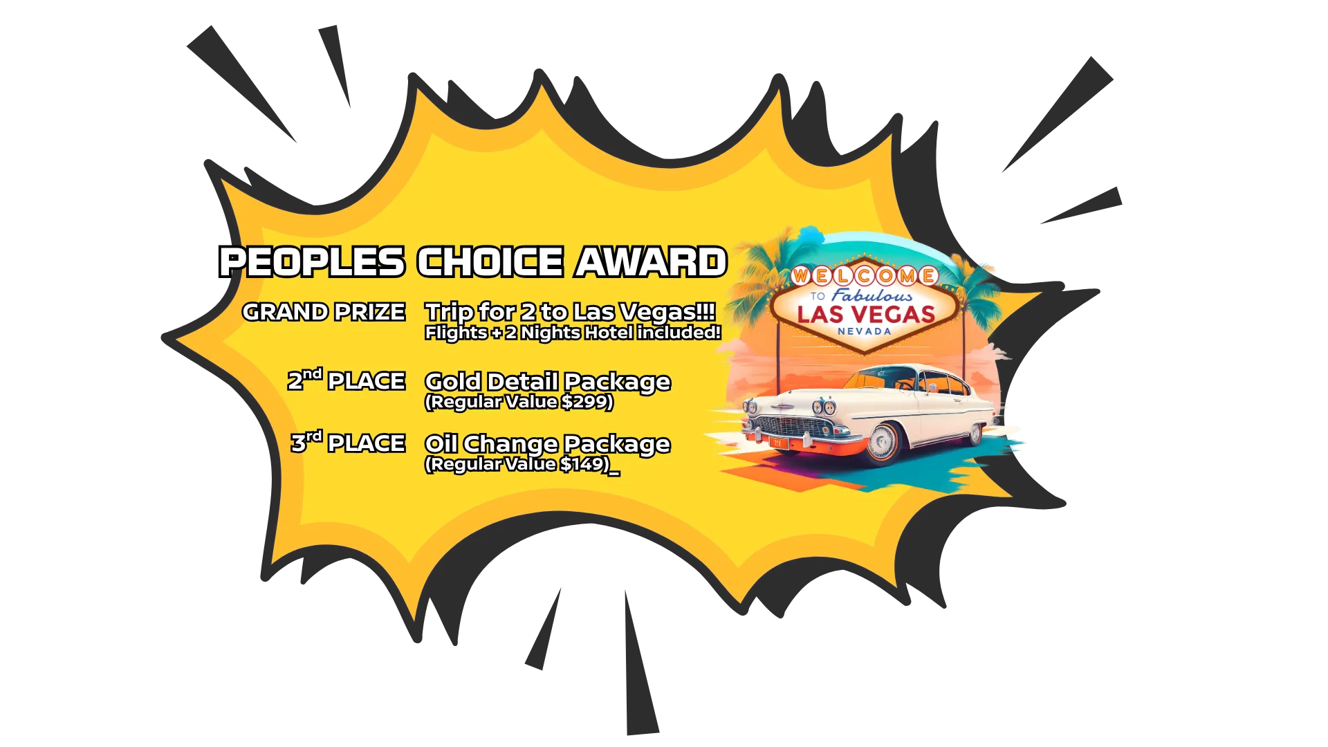 PRIZES FOR SHOW & SHINE 2025