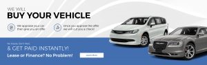 We will buy your vehicle banner