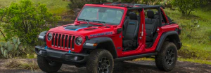 2023 Jeep Wrangler 4xe driving off-road