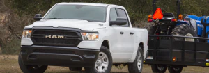 2024 Ram 1500 towing a trailer