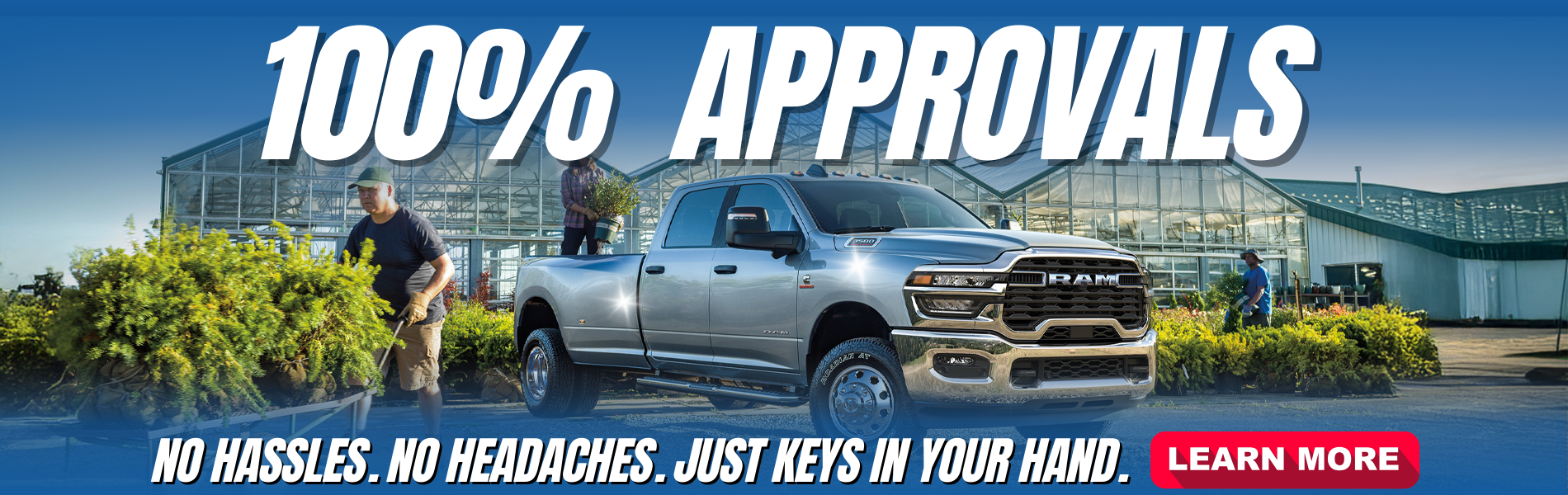 100% Approvals - Learn More