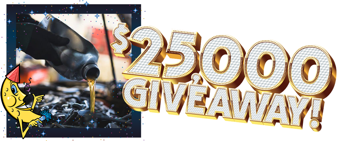 Kitchener Chrysler 2 years of free oil changes with all in stock purchases and an entry into our 25k giveaway