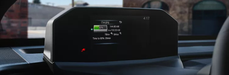 Screen showing charging progression inside2026 Toyota bZ
