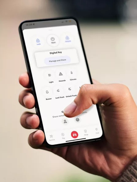 Digital key feature for 2026 Toyota bZ