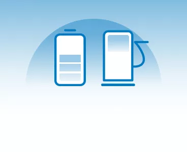 Toyota Hybrid battery graphic