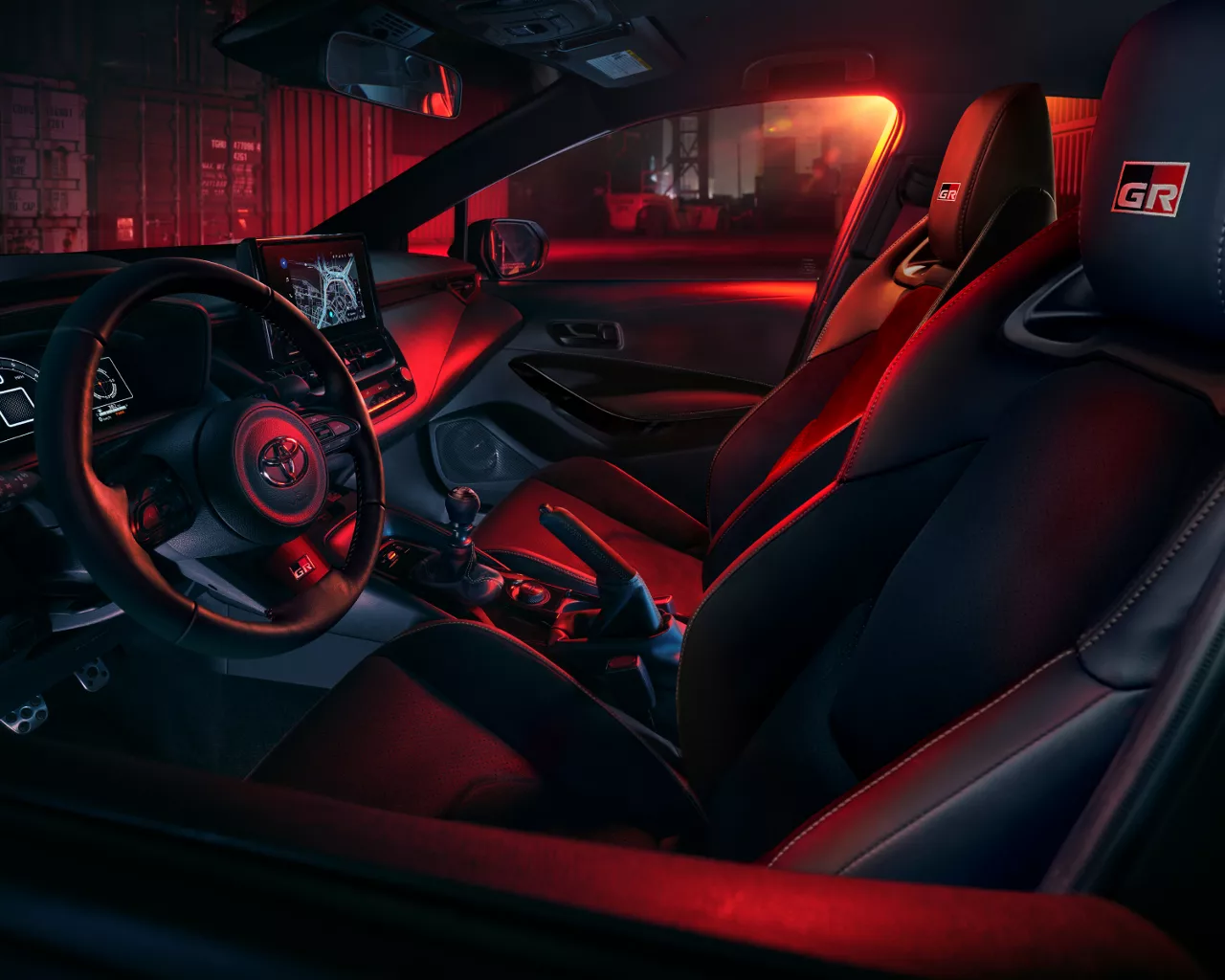 2026 Toyota GR Corolla black interior