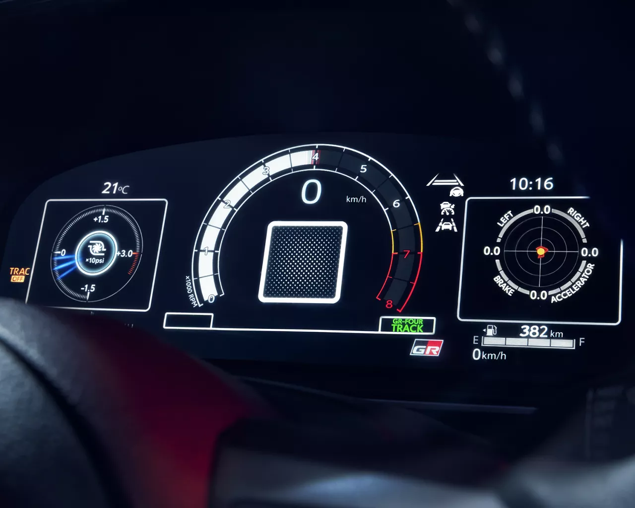 2026 Toyota GR Corolla speedometer