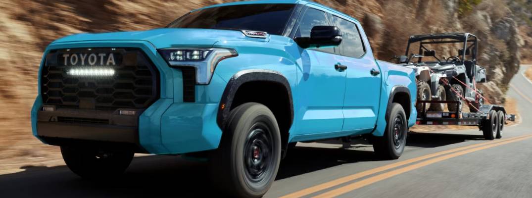 2026 Toyota Tundra pulling trailer
