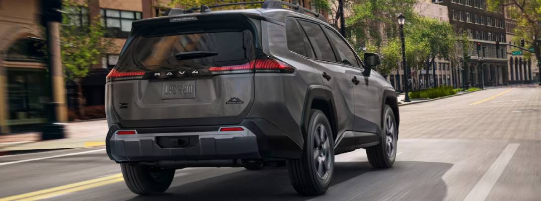 2026 Toyota RAV4 driving down street
