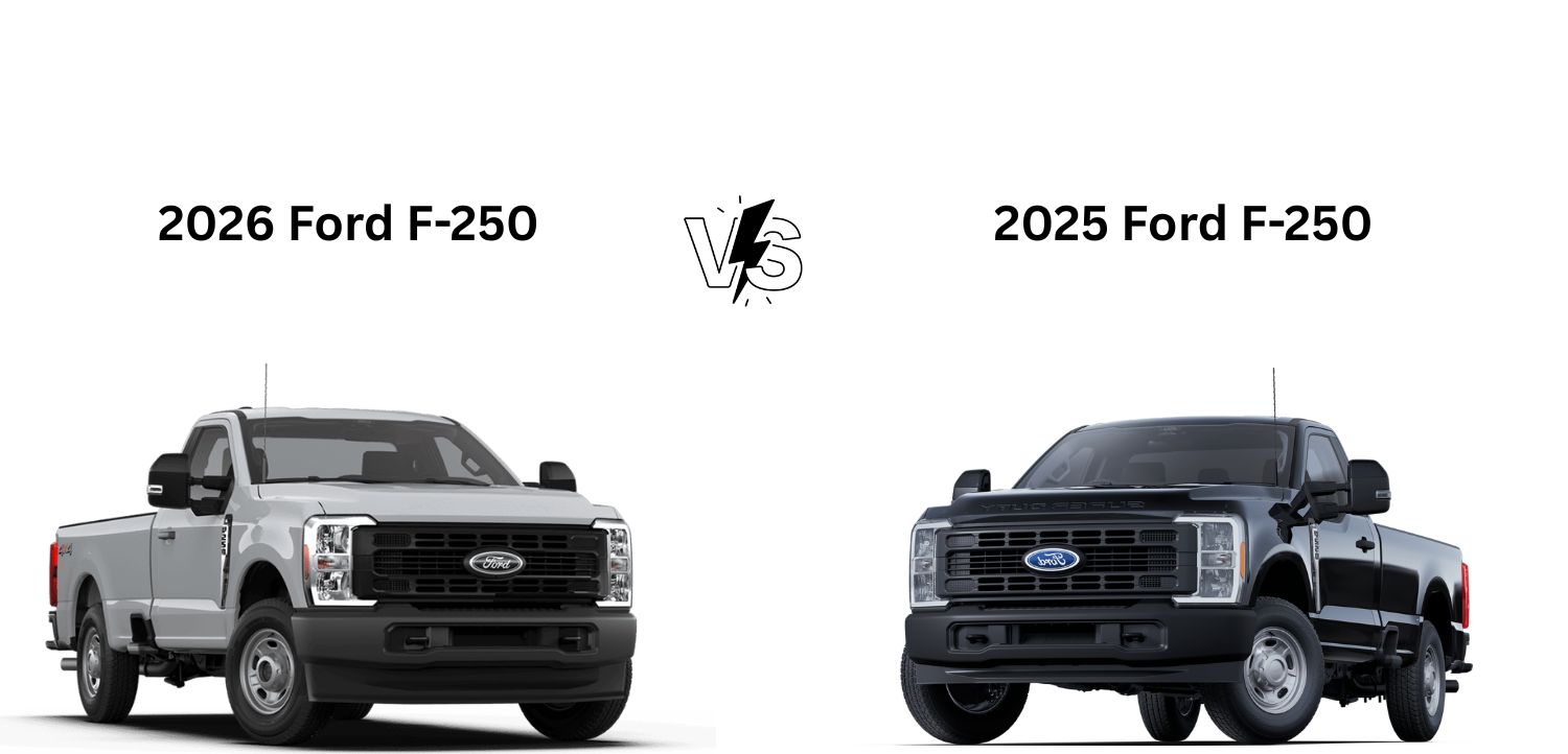 Compare 2026 Ford F-250 Vs 2025 Ford F-250