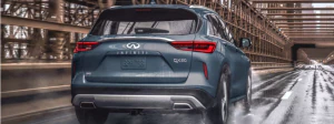 rear view of the 2024 INFINITI QX50