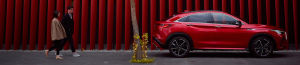 people walking towards 2025 INFINITI QX55 from vehicle exterior
