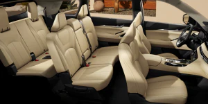 Interior seating on 2025 INFINITI QX60