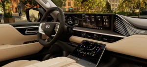 Front dash on 2025 INFINITI QX80