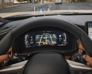 Unknown person using 2026 INFINITI QX60 head-up-display