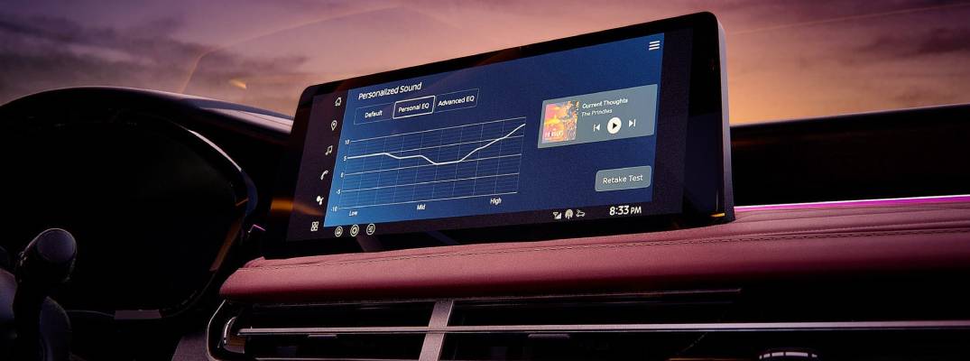  2027 INFINITI QX65 interior screen