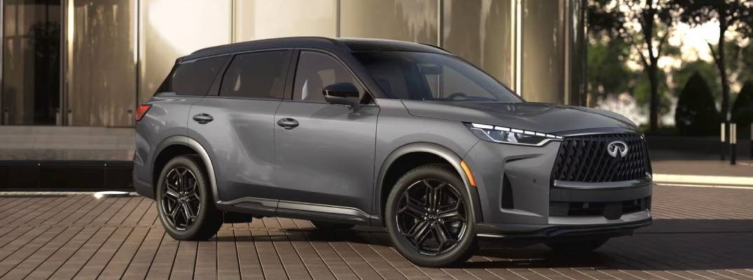 2026 INFINITI QX60 parked on pavement.