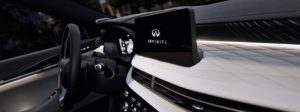 2026 INFINITI QX60 centre screen and steering wheel