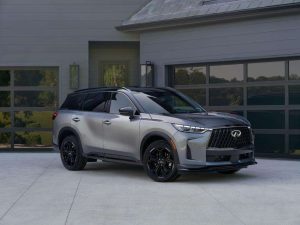 2027 INFINITI QX60 parked outdoors on driveway