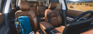 Interior space of the 2024 Nissan Pathfinder