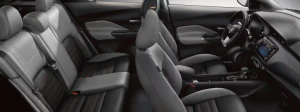 Cabin space of the 2024 Nissan Kicks