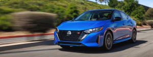 2024 Nissan Sentra on the road