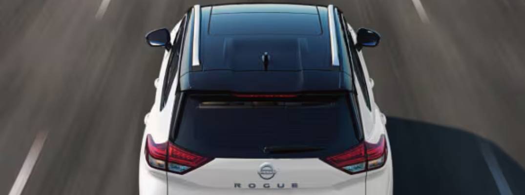 2026 Nissan Rogue driving on highway