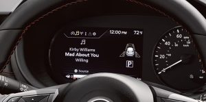 Close up of digital gauges