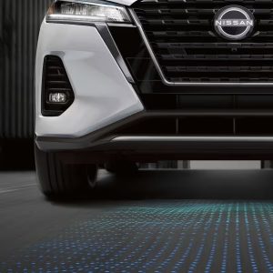 graphic showing intelligent cruise control