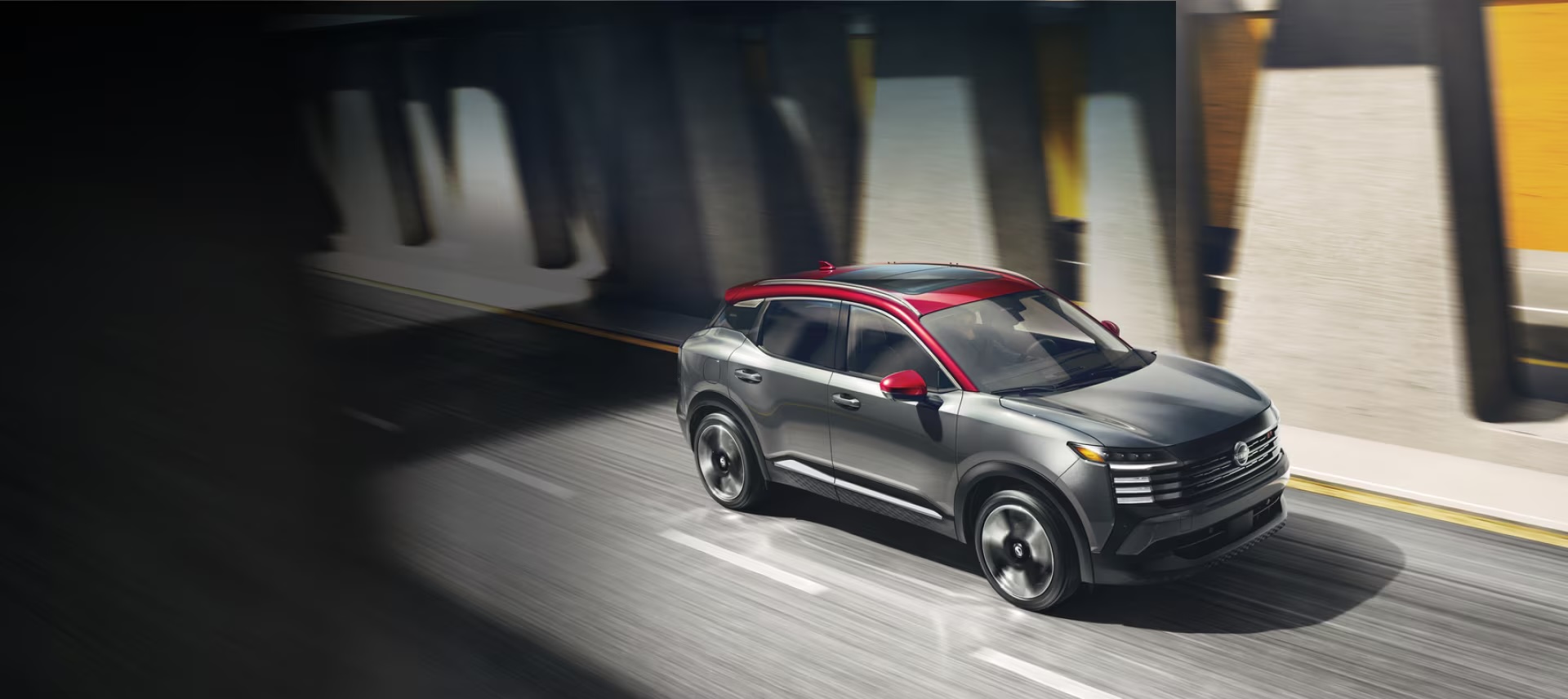 2025 Nissan Kicks on the road