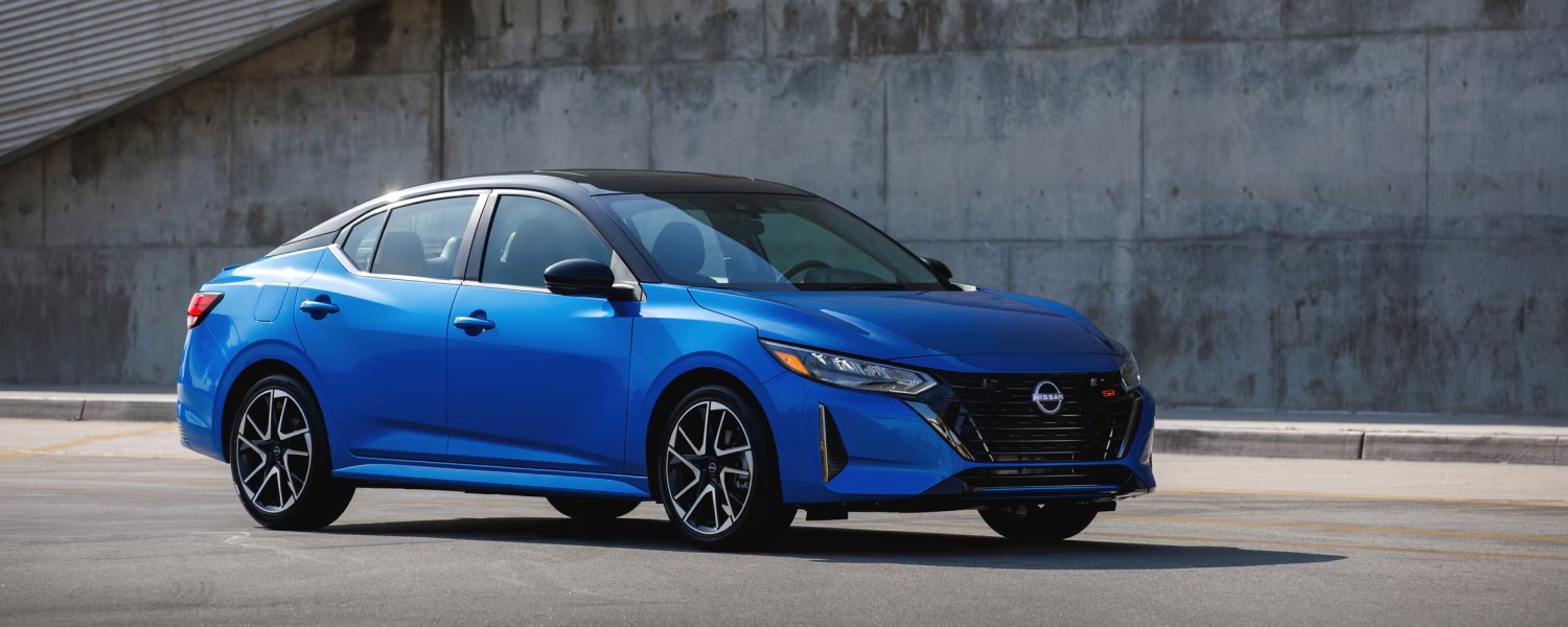 Exterior view of 2025 Nissan Sentra parked. 