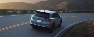 2026 Nissan Rogue driving on road