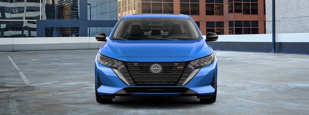 2025 Nissan Sentra parked on paved city structure