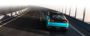 2026 Nissan LEAF driving on road