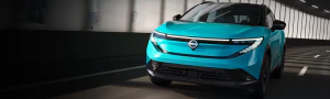 2026 Nissan LEAF driving down road