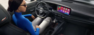 Unknown person sitting in drivers seat of 2026 Nissan Kicks