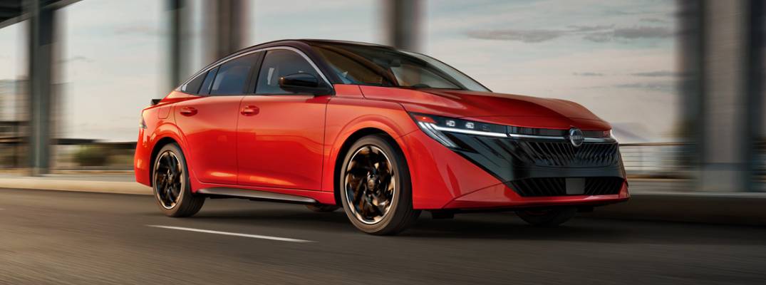 2026 Nissan Sentra driving on road