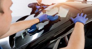 To replace a windshield