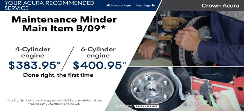 Maintenance Minder Main Item B/09 Plus*