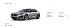 TLX Lease Specials