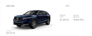 MDX Lease Specials