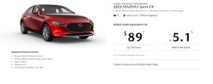 MAZDA 3 Sport Lease Specials