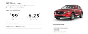 CX-5 Lease Specials