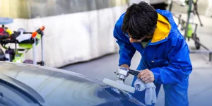 Professional auto paint refinishing at a Calgary collision centre